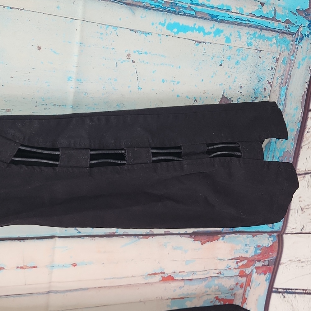 Maniere De Voir High Rise Lace Up Trousers - Picture 5 of 9